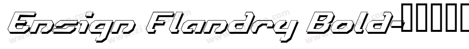 Ensign Flandry Bold字体转换